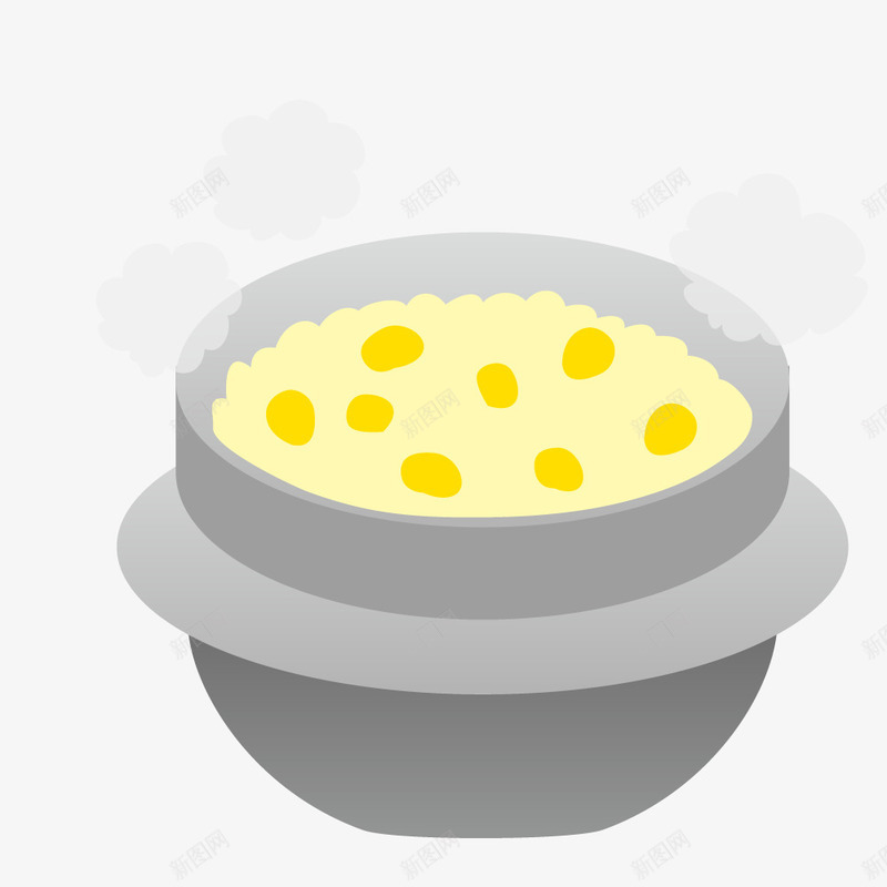 卡通扁平化年夜饭png免抠素材_88icon https://88icon.com 卡通煮饭 卡通米饭 卡通粥 年夜饭 煮饭PNg 米饭