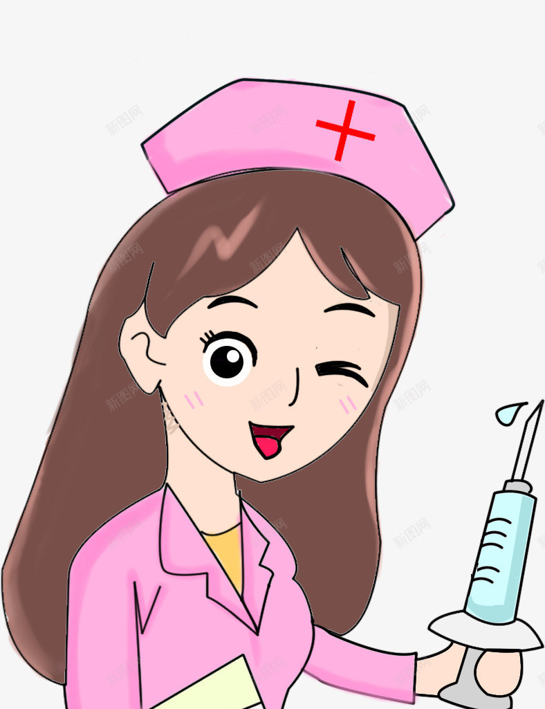 打针疫苗手绘护士人物png免抠素材_88icon https://88icon.com 人物 医疗 手绘 手绘护士 打针 护士 疫苗