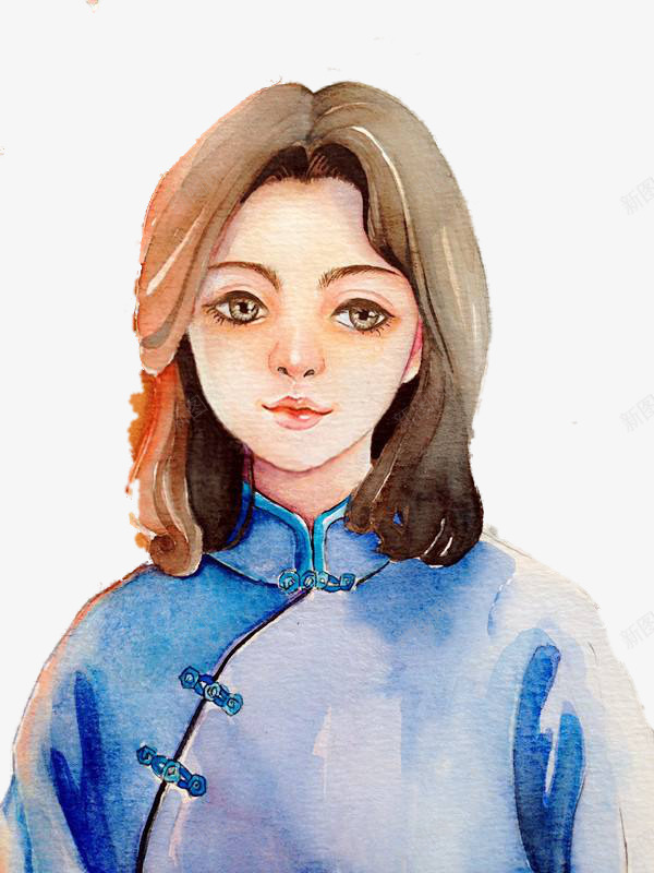民国手绘女生png免抠素材_88icon https://88icon.com 手绘 文化 民国 民国人物 经典