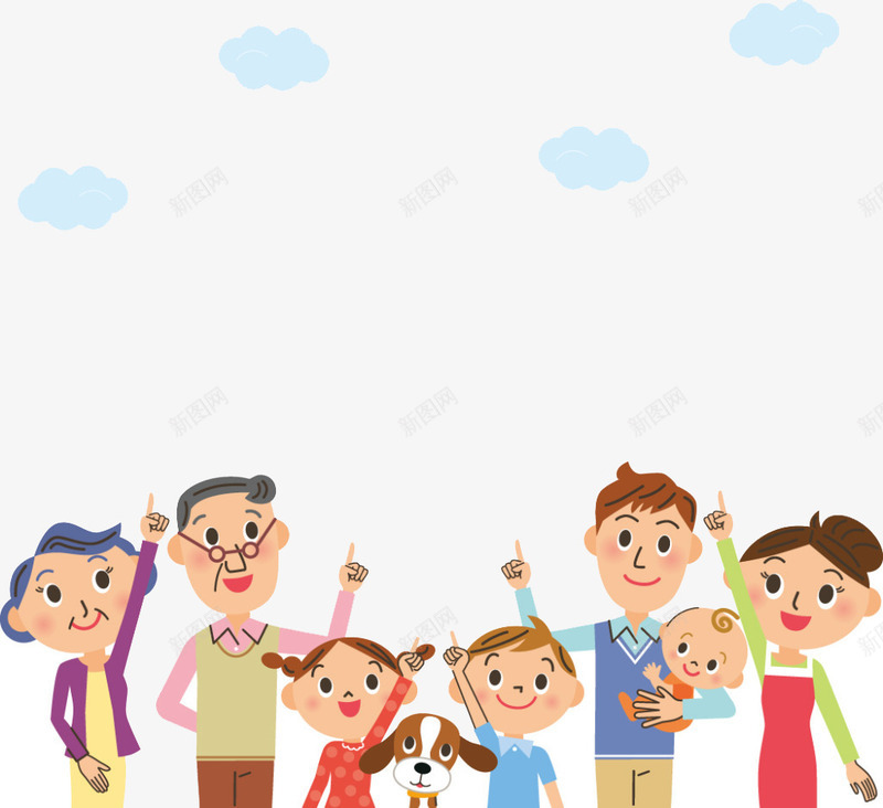 春节全家团圆看天空背景png免抠素材_88icon https://88icon.com 全家 团圆 天空 春节