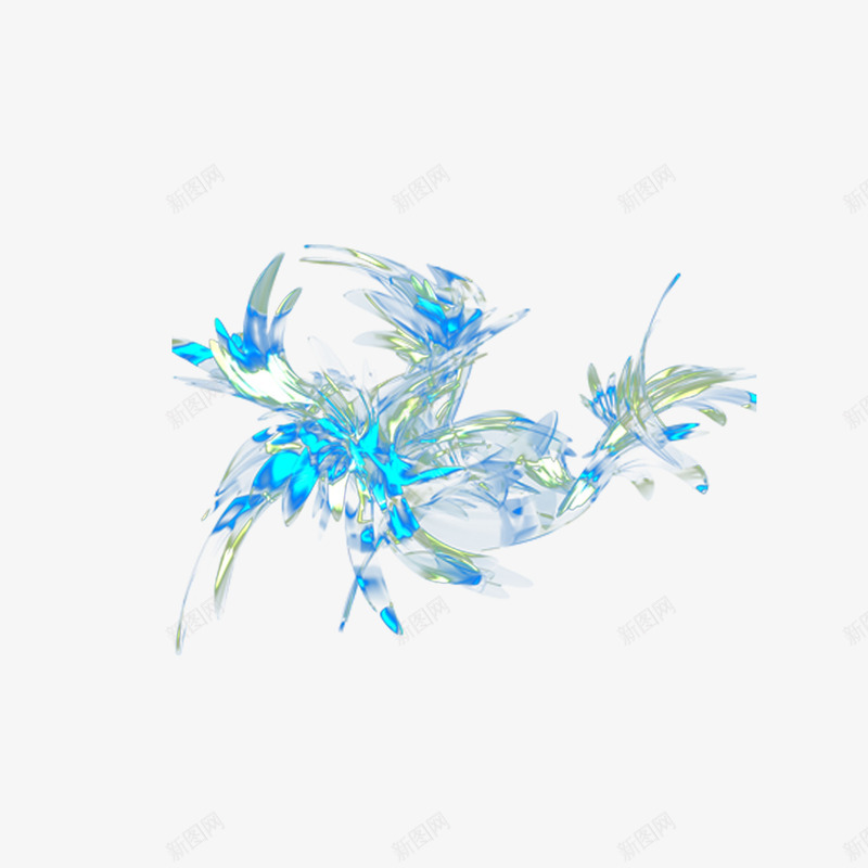 蓝色唯美光效元素png免抠素材_88icon https://88icon.com 光效 光晕 动感 唯美 特效光 简约大气 蓝色光效