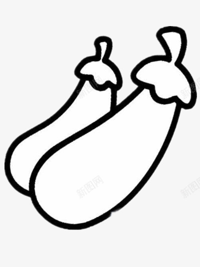 美味的茄子png免抠素材_88icon https://88icon.com 健康 图片 简笔画 蔬菜