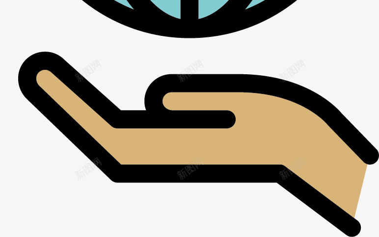 双手掌控着地球矢量图ai免抠素材_88icon https://88icon.com 创意 双手 商务 地球 简约 网格 装饰 矢量图