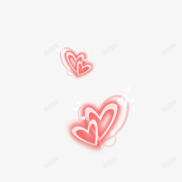 手绘粉红色漂浮水晶爱心png免抠素材_88icon https://88icon.com 水晶 漂浮 爱心 粉红色