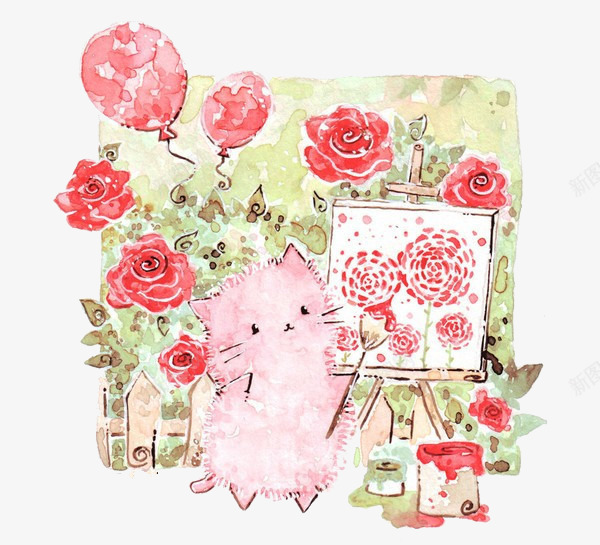 日系小猫咪png免抠素材_88icon https://88icon.com 儿童插画 卡通 可爱 手绘 插画 日系 萌