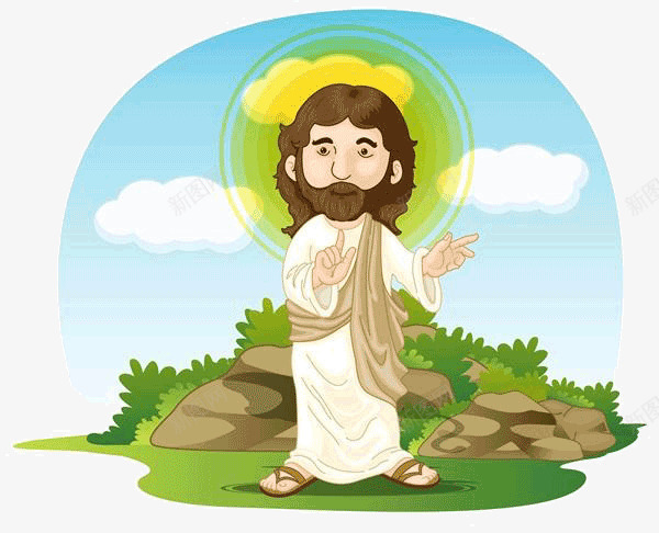卡通草地上的男人png免抠素材_88icon https://88icon.com 云 卡通 男人 草地上的
