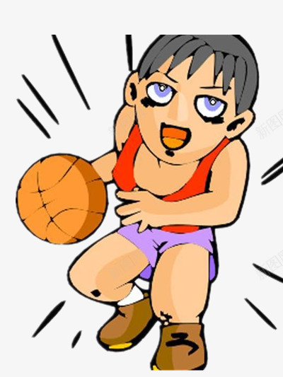 打篮球的人png免抠素材_88icon https://88icon.com 人物 可爱 彩色 篮球