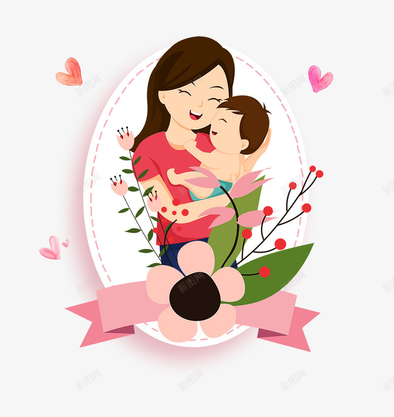 母亲节母亲与婴儿温馨主题psd免抠素材_88icon https://88icon.com 感恩有你 感恩母亲节 慈母 母与女 母亲与婴儿温馨主题 母亲节 母爱