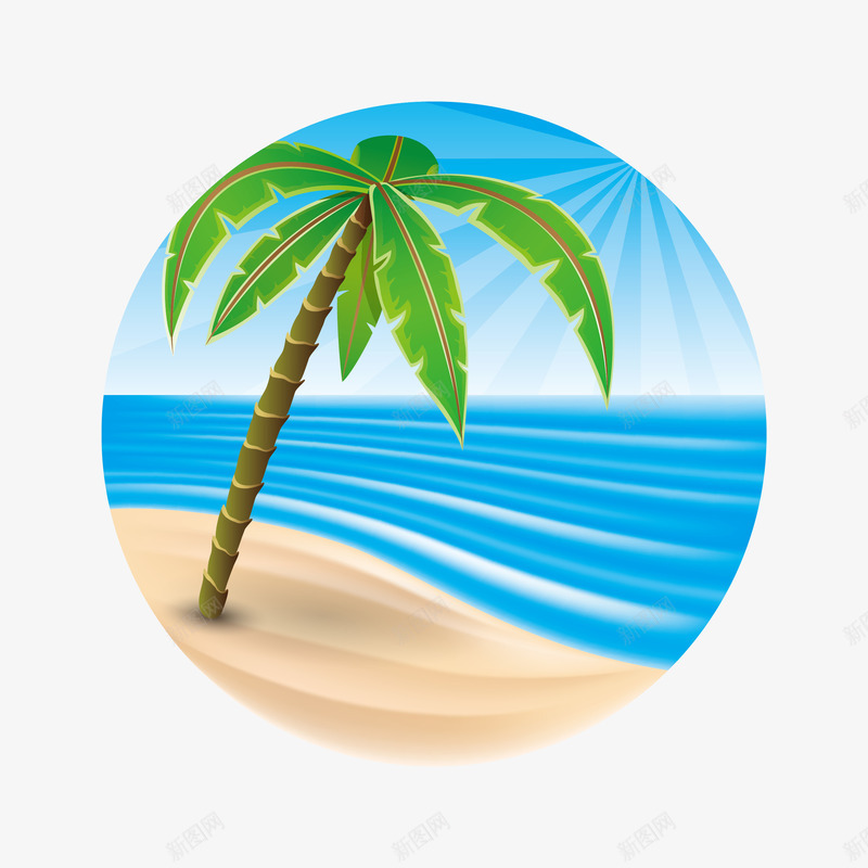 海岛椰子椰树旅游夏日png免抠素材_88icon https://88icon.com 夏日 旅游 椰子 椰树 海岛