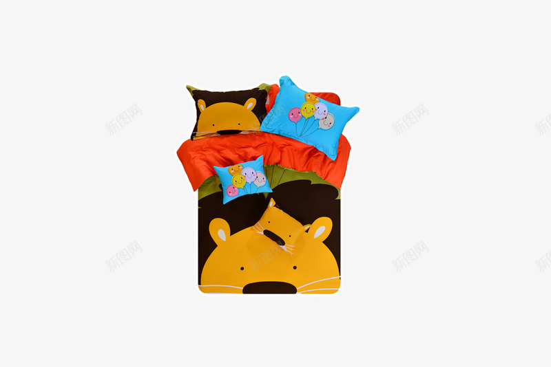 卡通床上用品提花四件套png免抠素材_88icon https://88icon.com 产品实物图 四件套 家纺 提花四件套 淘宝展示页