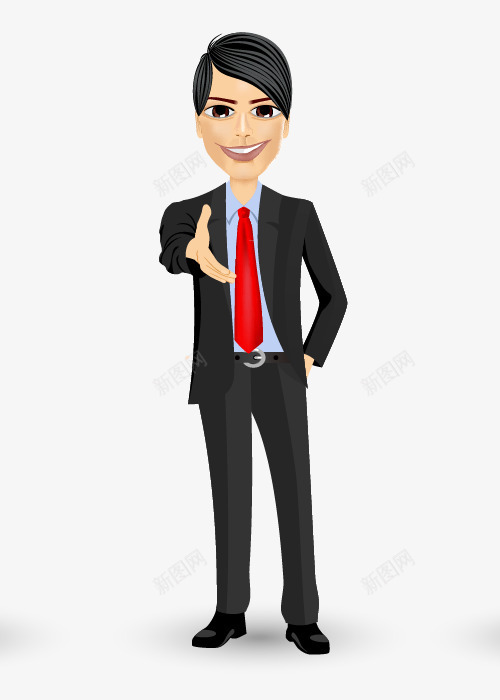卡通手绘商务人士png免抠素材_88icon https://88icon.com 卡通商务人士 卡通男人 手绘人物 插画 职业人物