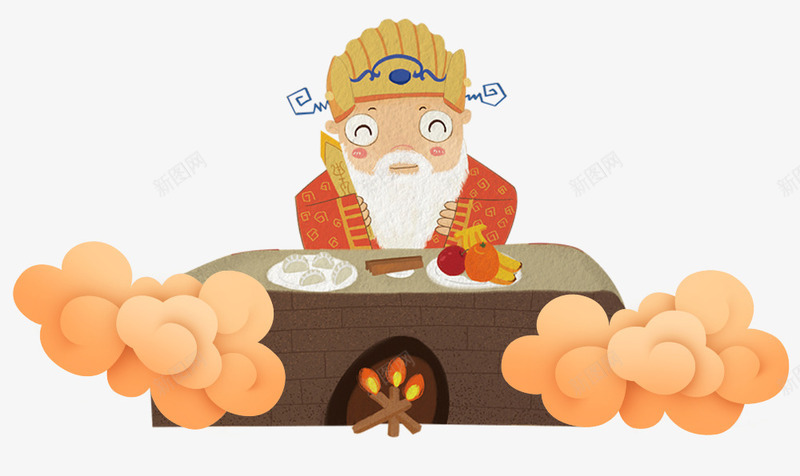 2018年春节喜庆老爷爷png免抠素材_88icon https://88icon.com 2018年 卡通老爷爷 喜庆 手绘老爷爷 拜年 春节 烟火 祥云 老爷爷