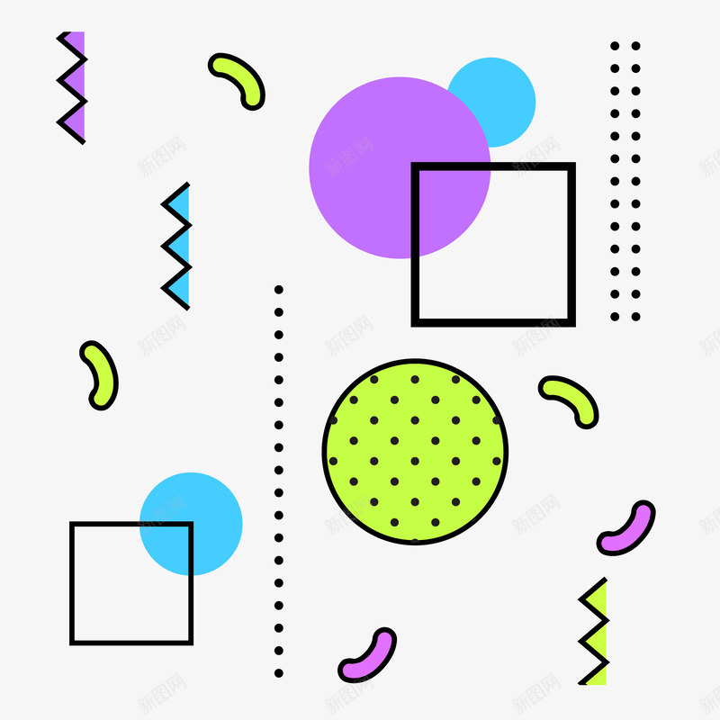 线条形状边框电商孟菲斯风格装饰矢量图eps免抠素材_88icon https://88icon.com 促销 免抠图PNG 创意 孟菲斯 彩色 斑点 波普 漂浮 电商 线条形状边框电商孟菲斯风格装饰元素免费下载 装饰 风格 矢量图