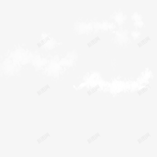 白色云雾png免抠素材_88icon https://88icon.com 漂浮 白色云朵 透明雾气