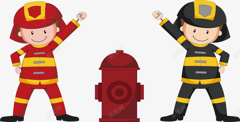 伟大的消防员png免抠素材_88icon https://88icon.com 救火英雄 消防 消防员 消防栓 矢量素材