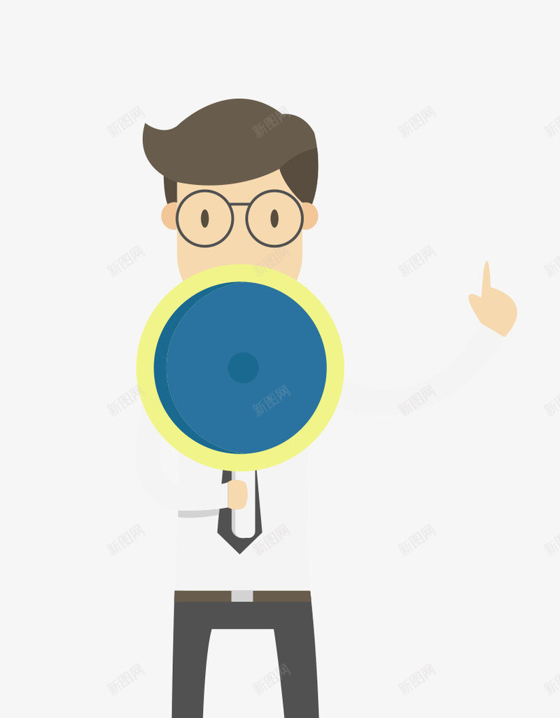 拿着扩音器的男人png免抠素材_88icon https://88icon.com 人物 传声筒 卡通人物 卡通喇叭 商业 喇叭 大喇叭 扩音器 插图 白领