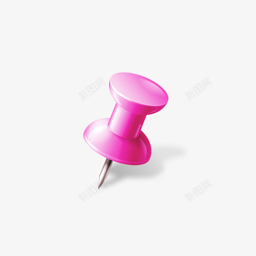 紫色书钉png免抠素材_88icon https://88icon.com 书钉 办公用品 紫色 钉子