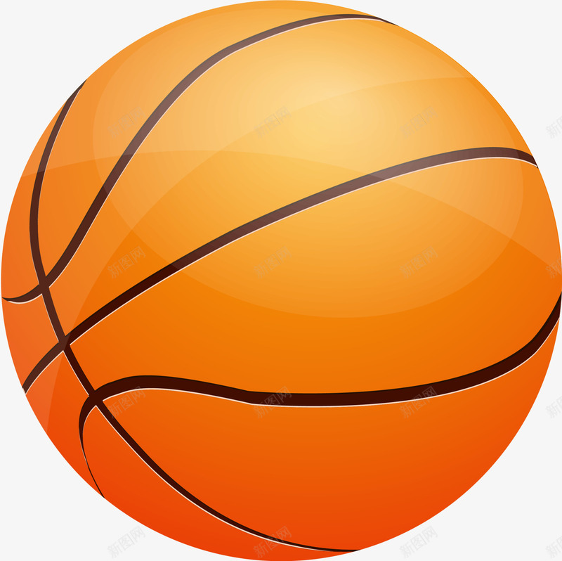 橙色简约篮球png免抠素材_88icon https://88icon.com 橙色篮球 比赛 竞技 装饰图案 赛场 运动