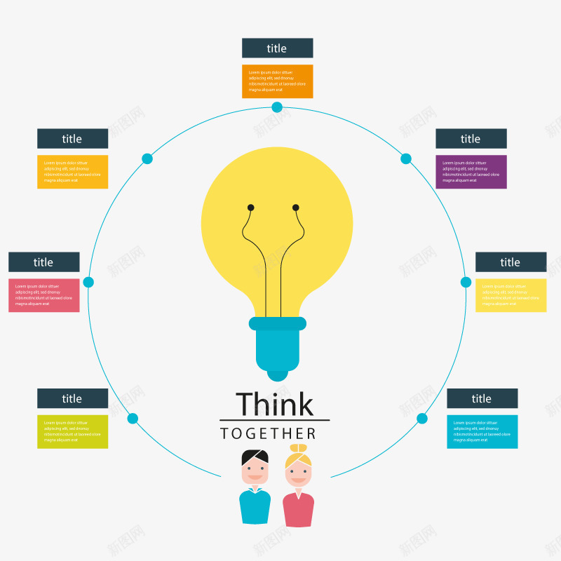 灯泡的思维png免抠素材_88icon https://88icon.com PPT THINK 商务 高清