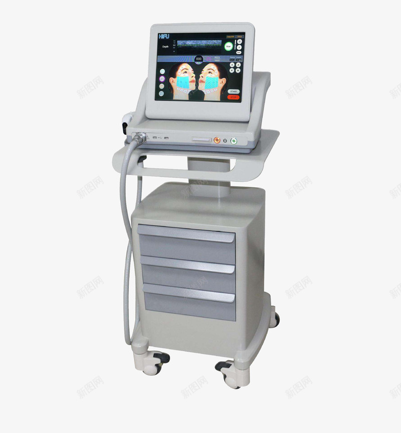 现代科技美容超声刀拉皮仪器png免抠素材_88icon https://88icon.com 拉皮仪 白色 美容仪 美容表 超声刀