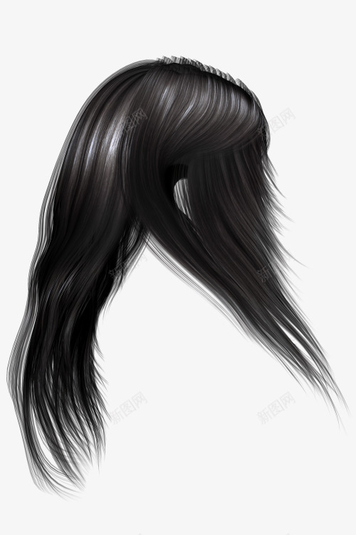 女生长发女式发型png免抠素材_88icon https://88icon.com PNG女式发型素材 女生长发