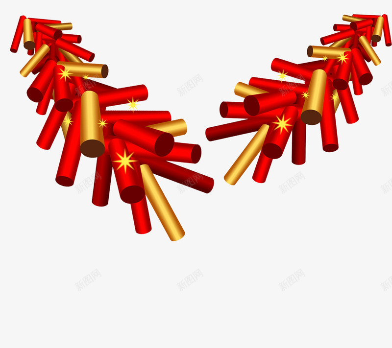 喜庆狂欢png免抠素材_88icon https://88icon.com 中国鞭炮 春节庆祝 节庆鞭炮 过年必备