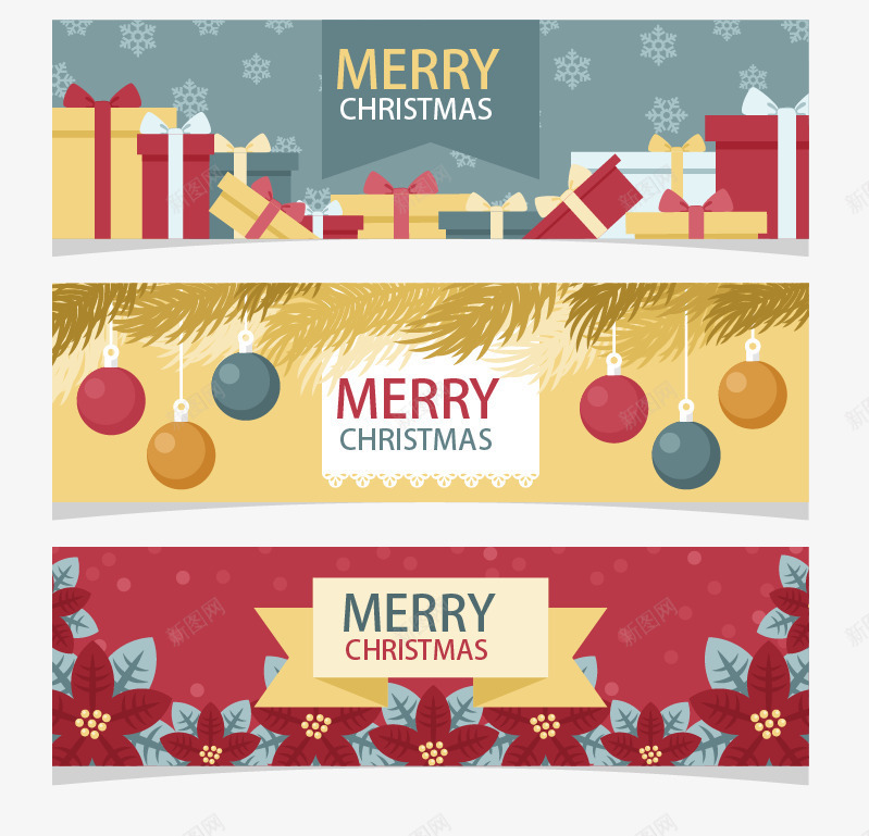 三张节日横幅png免抠素材_88icon https://88icon.com CHRISTMAS MERRY 创意祝福 圣诞 圣诞礼盒 圣诞节 圣诞节祝福 圣诞英文 广告语横幅 横幅 节日横幅 贺卡