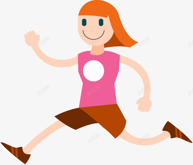 大步奔跑的女人png免抠素材_88icon https://88icon.com 人 卡通人 奔跑 女人 男人 矢量人 肌肉 运动 锻炼 锻炼的男人