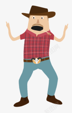 卡通张着双臂男人png免抠素材_88icon https://88icon.com 卡通 双臂 展开双臂 男人
