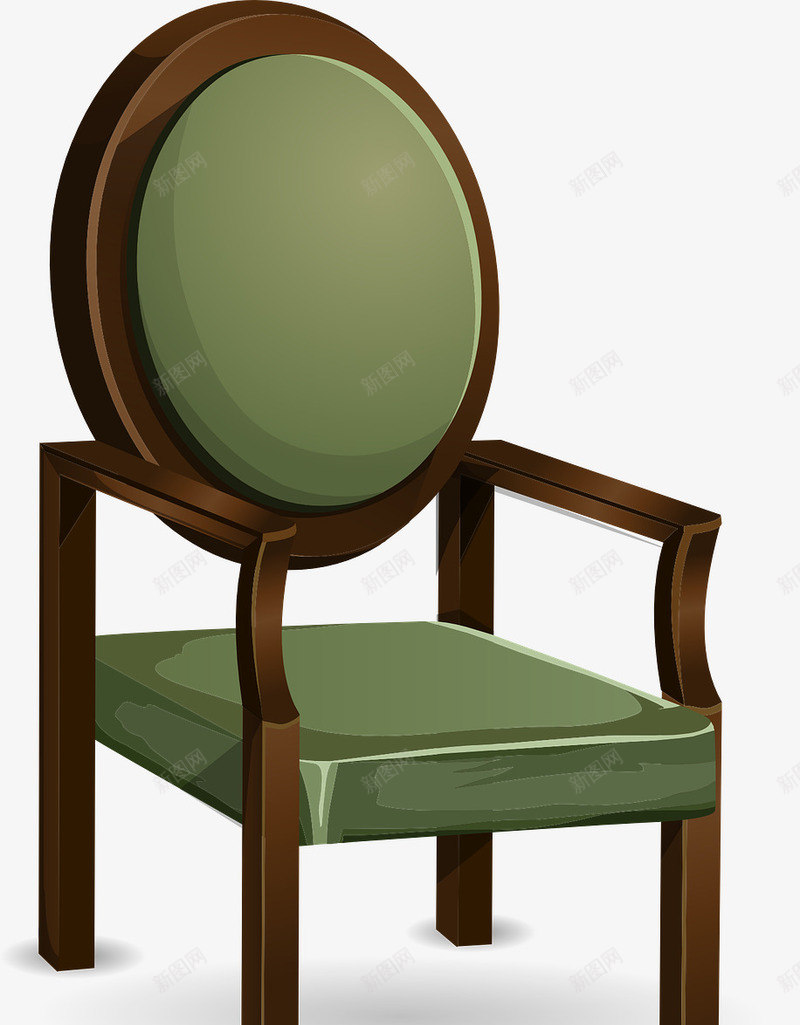 扶手软椅子png免抠素材_88icon https://88icon.com 室内 家具 家居 家居场景 装修 设计