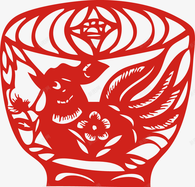 吉碗鸡年剪纸窗花春节剪纸矢量图ai免抠素材_88icon https://88icon.com 剪纸 吉碗鸡年剪纸窗花春节剪纸矢量素材图片 春节 窗花 矢量图