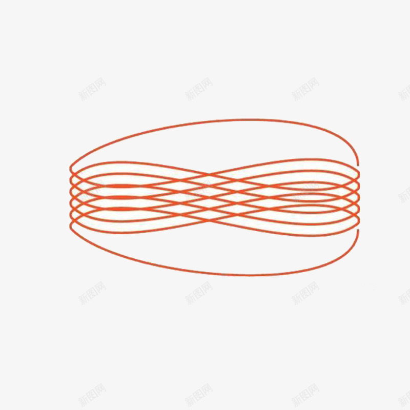金色环绕线条png免抠素材_88icon https://88icon.com 打结 环绕 环绕线条 线条 金色