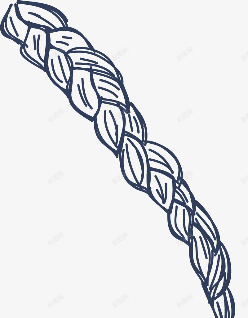 手绘风格麻花辫卡通风格矢量图eps免抠素材_88icon https://88icon.com 卡通辫子 卡通风格 女士辫子 手绘风格 矢量辫子 麻花辫 矢量图