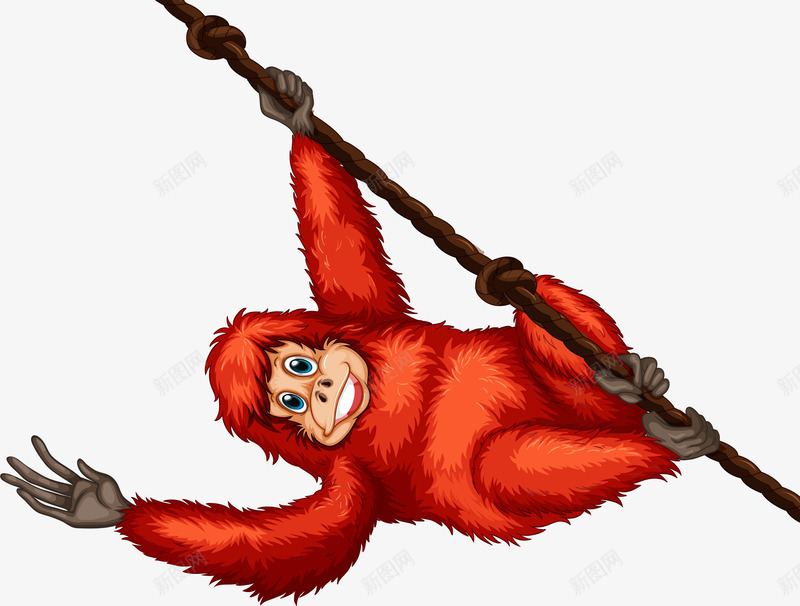 红毛猩猩png免抠素材_88icon https://88icon.com monkey 动物 动物园 卡通 小动物 猴子