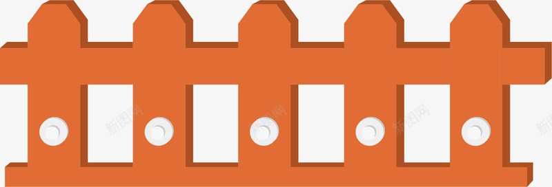 木质篱笆矢量图ai免抠素材_88icon https://88icon.com 工具 形状 模型 艺术 遮挡 矢量图
