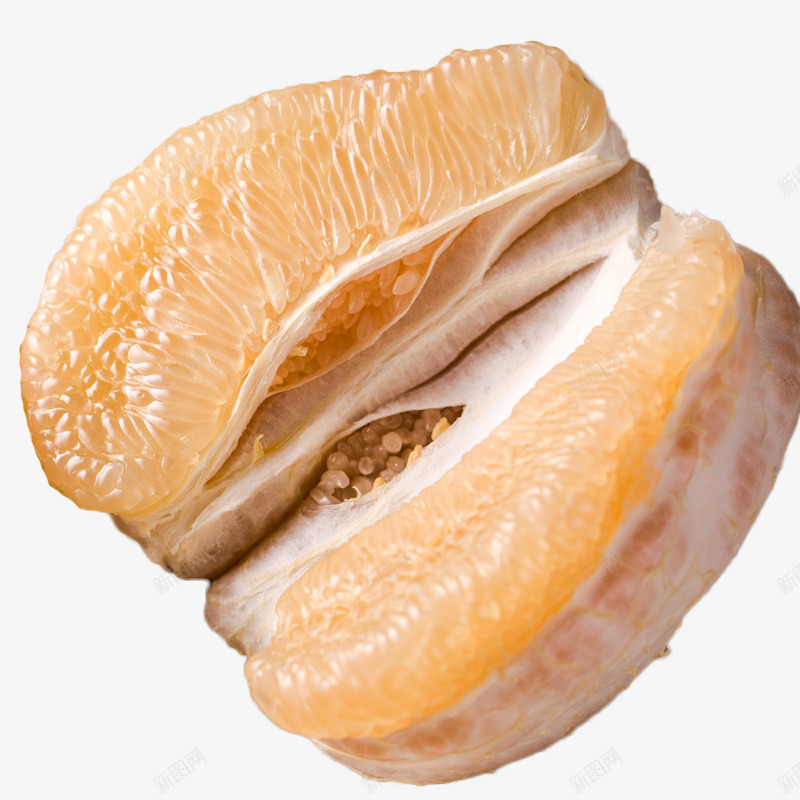 黄色剥开的黄肉柚子png免抠素材_88icon https://88icon.com 剥开的 果实 果肉 柚子 柚子肉 白柚 秋冬水果 维生素C 黄肉柚子