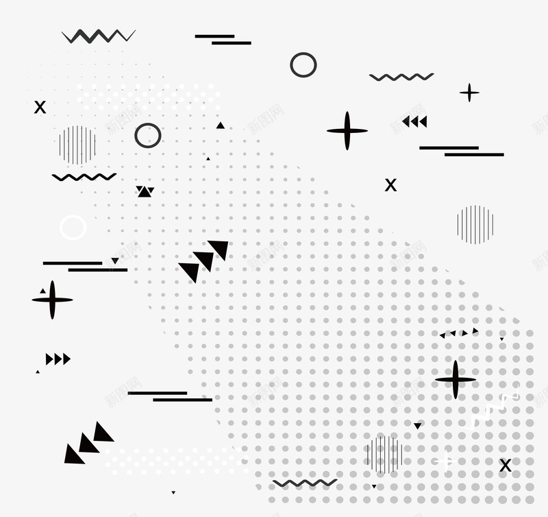 几何图形花纹png免抠素材_88icon https://88icon.com 三角形 几何图形 几何花纹 圆圈 漂浮物 矢量png