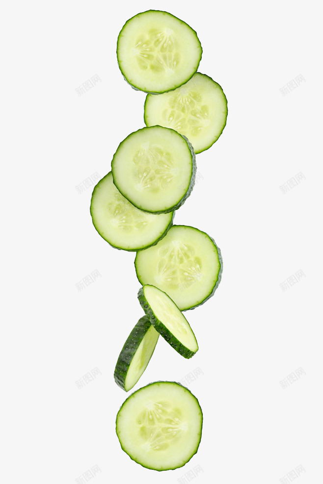 漂浮蔬菜png免抠素材_88icon https://88icon.com 漂浮 蔬菜 装饰 黄瓜片