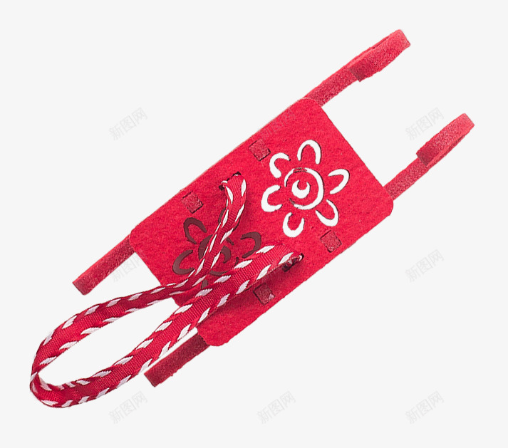 木质工艺品png免抠素材_88icon https://88icon.com 中国风 木质品 木质工艺 滑板 红色 迷你雪橇