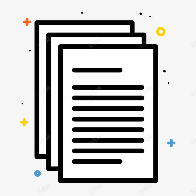 黑色手绘纸张元素矢量图eps免抠素材_88icon https://88icon.com 列表 商务 层次 扁平化 手绘 纸张 线稿 黑色 矢量图