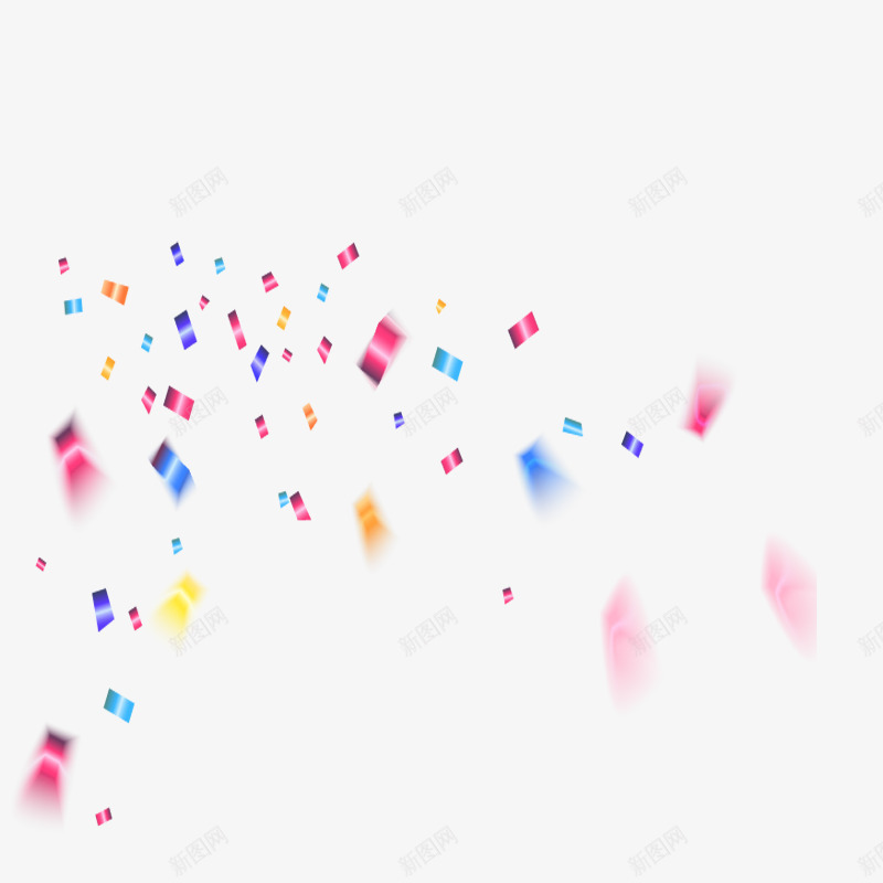 彩色立体漂浮碎纸png免抠素材_88icon https://88icon.com 小碎纸 彩色 彩色小碎纸 漂浮 漂浮纸屑 碎纸 立体 纸片