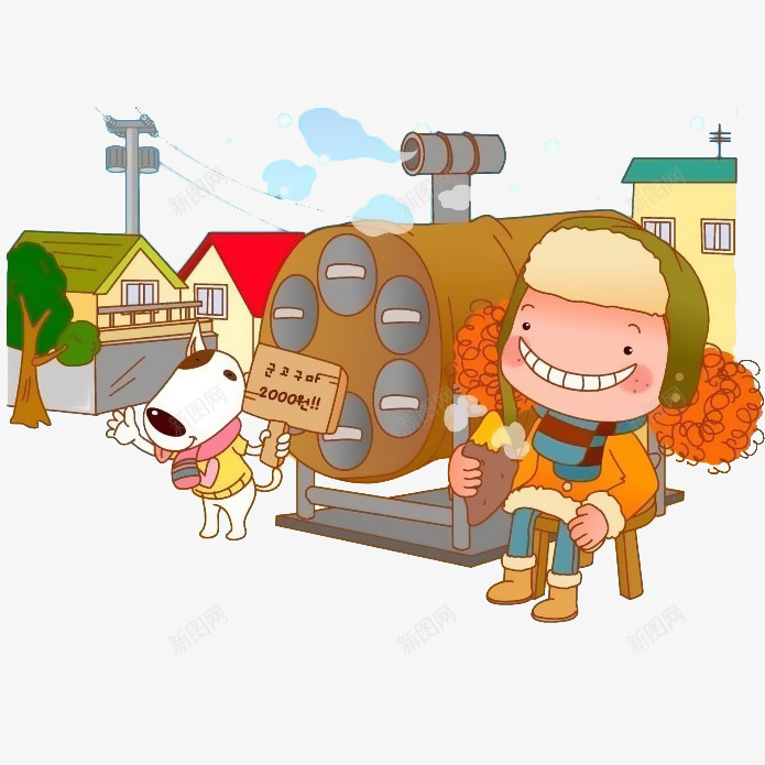 卡通男人卖烤红薯插画png免抠素材_88icon https://88icon.com 卖红薯 卡通 微笑 房屋 插画 烤红薯 烤红薯炉 狗狗 电线杆 男人 红薯 红薯卡通