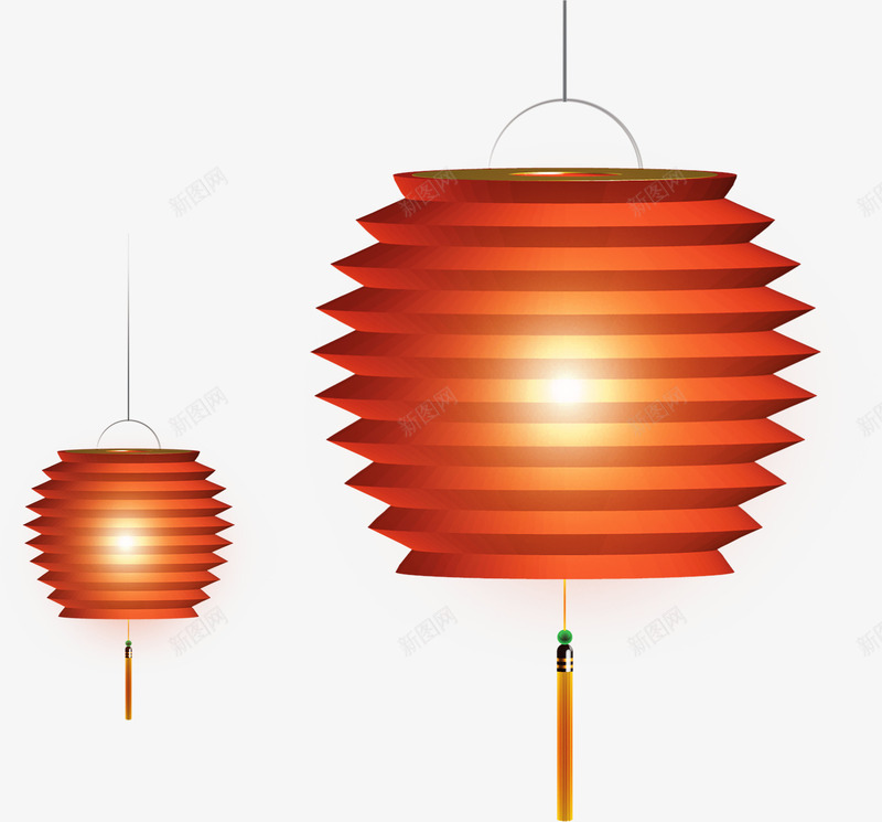 亮着的红灯笼png免抠素材_88icon https://88icon.com 圆灯笼 春节 灯笼 红灯笼 过节