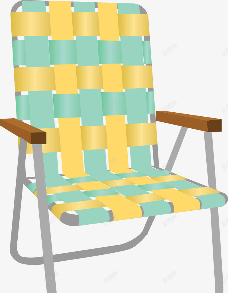 编织格子卡通风格躺椅png免抠素材_88icon https://88icon.com 卡通躺椅 卡通风格 格子状 椅子 矢量躺椅 编织 草坪躺椅