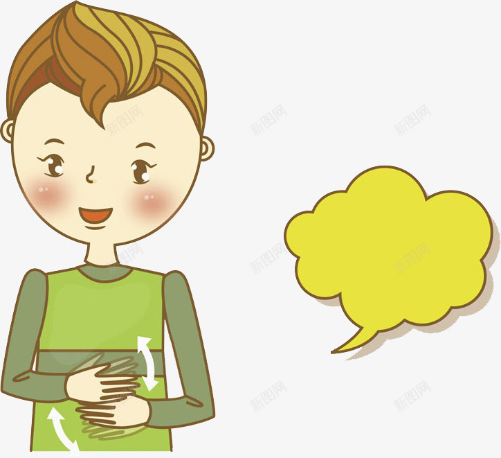 水彩可爱的小女孩图png免抠素材_88icon https://88icon.com 云朵边框 卡通手绘 女孩 女生 对话框 水彩