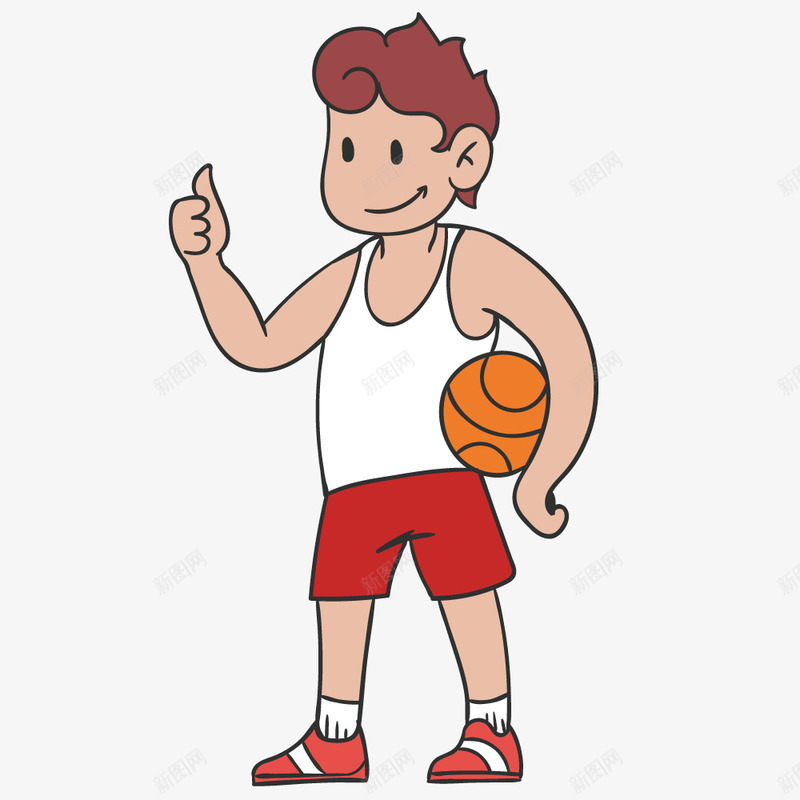 帅气的篮球小子矢量图ai免抠素材_88icon https://88icon.com 帅气 点赞 男孩 篮球 运动 矢量图