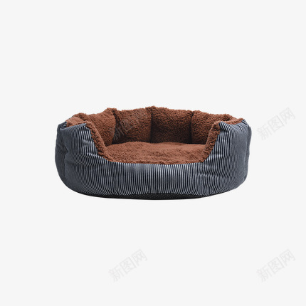 秋冬加厚条纹宠物窝png免抠素材_88icon https://88icon.com NITORI制造 产品实物 宠物用品 蓝色宠物巢