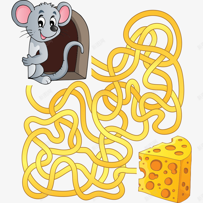 迷宫png免抠素材_88icon https://88icon.com 儿童迷宫 老鼠 迷宫 迷宫元素 迷宫线路 迷路 面包