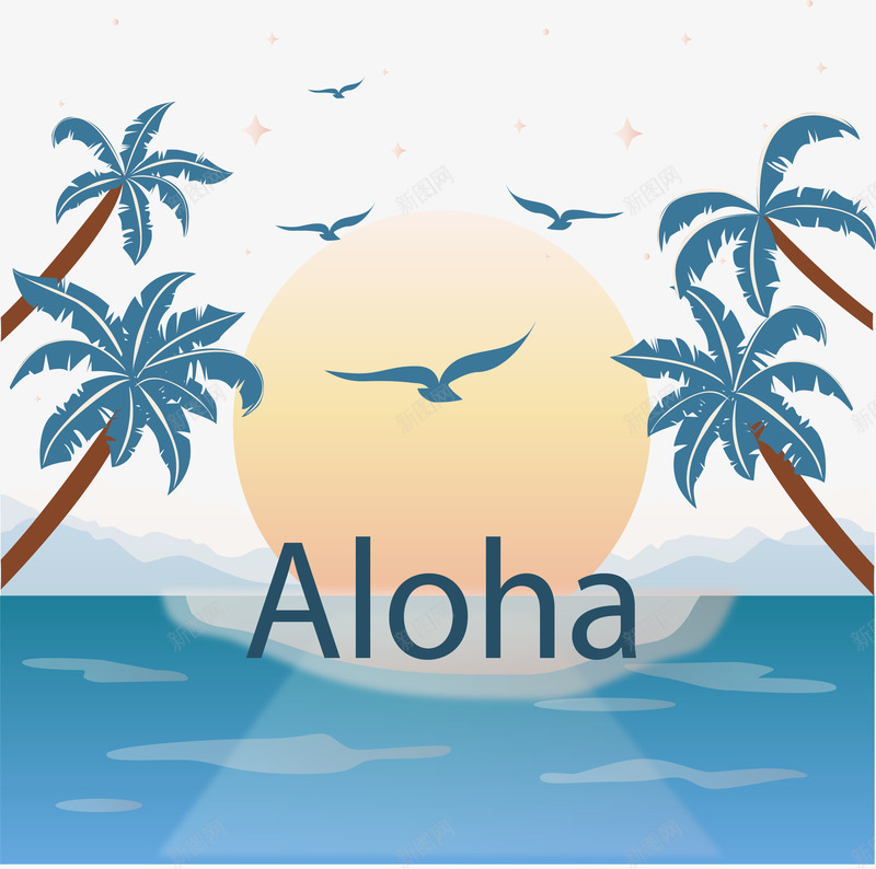 海边美丽的落日png免抠素材_88icon https://88icon.com 毕业旅行 海边度假 海边美景 矢量素材