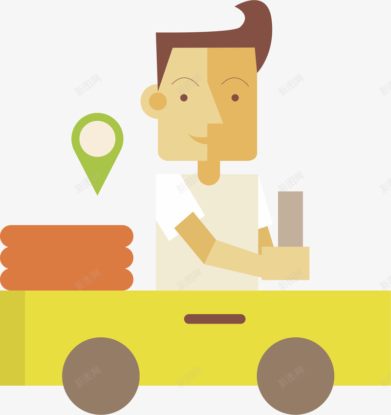 开车的人png免抠素材_88icon https://88icon.com 卡通 开车的人 彩绘 彩色汽车 手绘 手绘汽车 抽象 插画 汽车 男人
